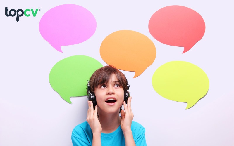 Trí thông minh ngôn ngữ biểu hiện qua khả năng vận dụng từ ngữ hiệu quả