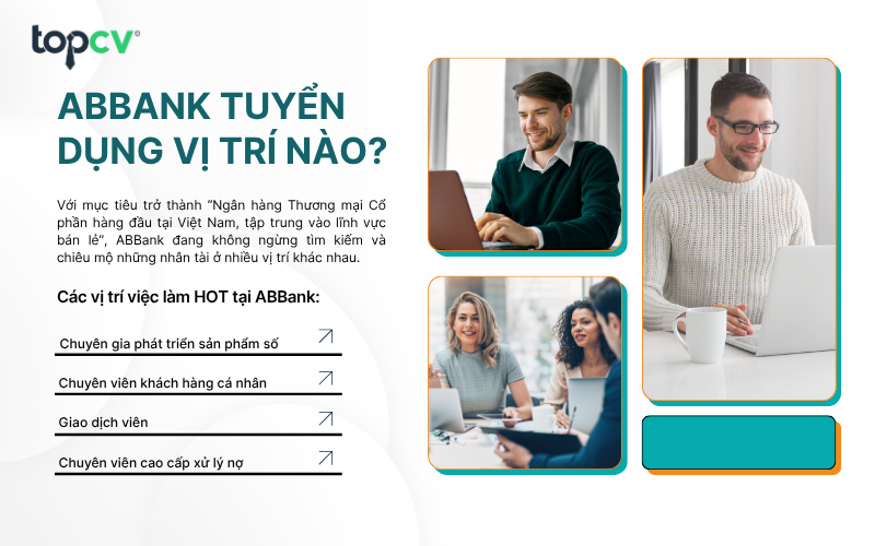ABBank tuyển dụng những vị trí nào?
