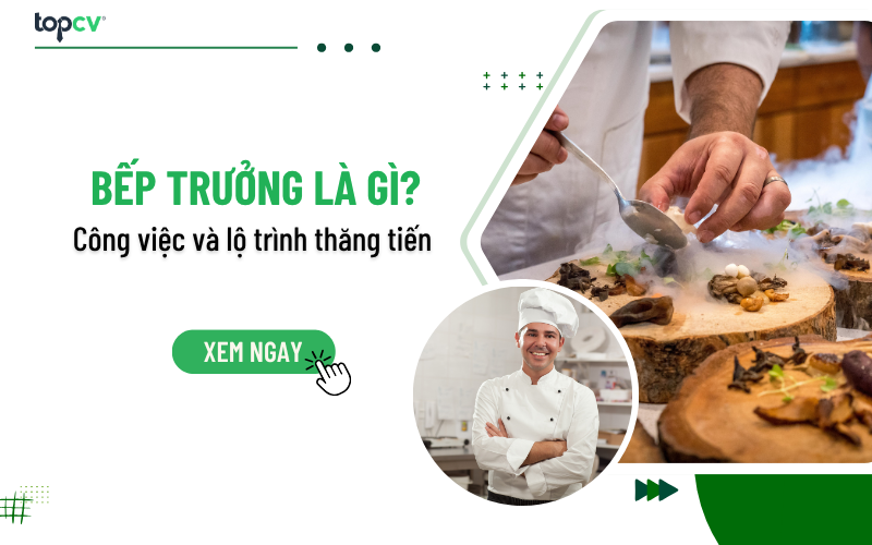 Bếp trưởng là gì? Công việc và lộ trình thăng tiến chi tiết