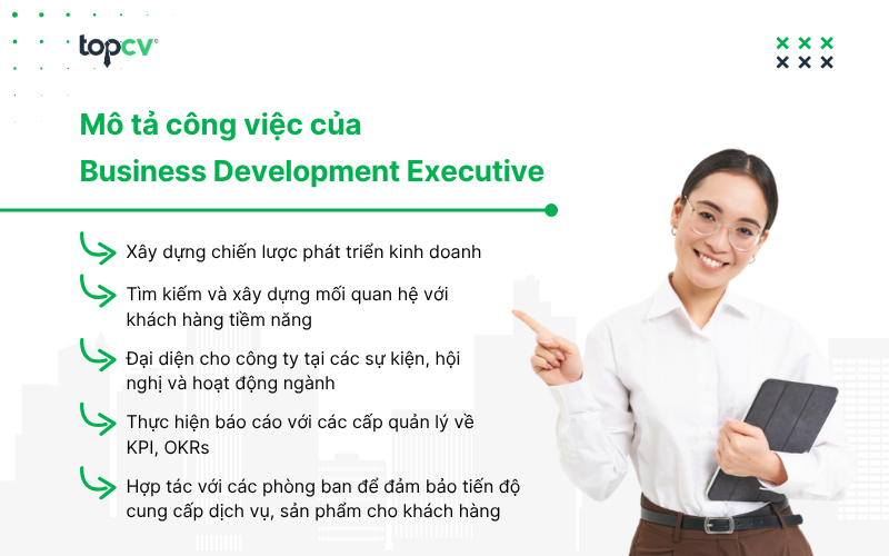 Mô tả công việc Business Development Executive