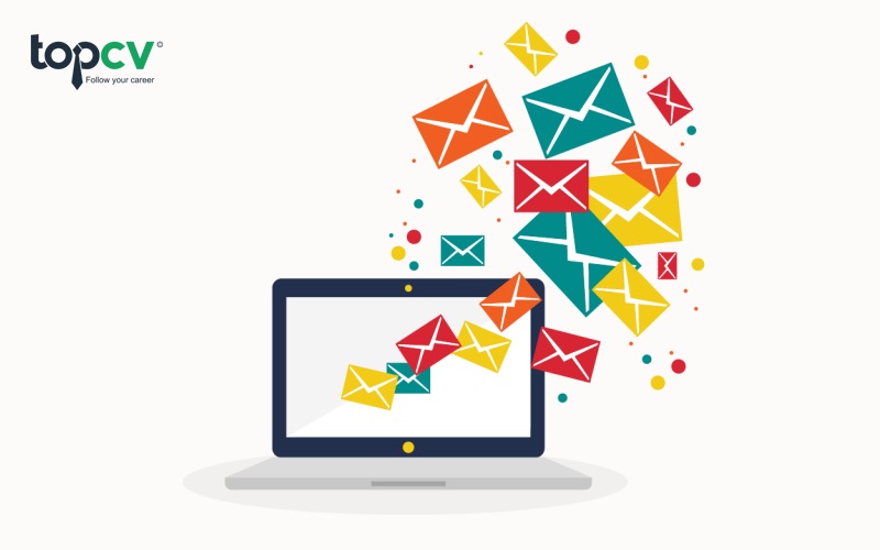 Email hỏi kết quả phỏng vấn gồm có 3 phần