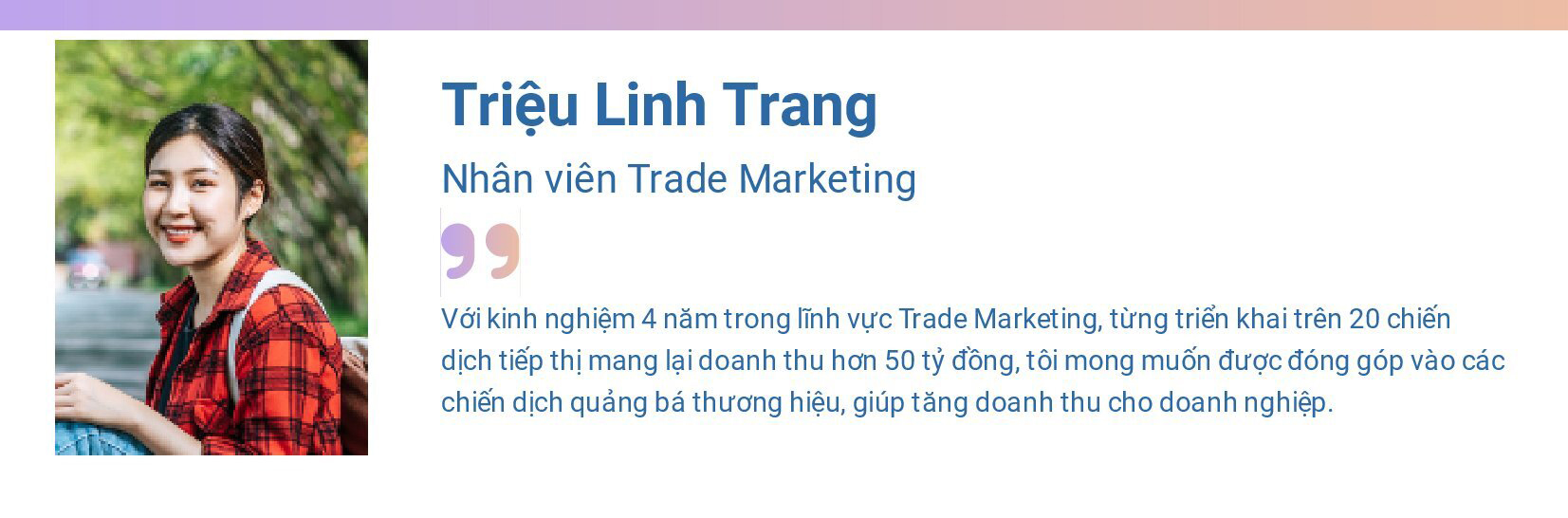 Mục tiêu nghề nghiệp cần thể hiện rõ kế hoạch, dự định của bạn trong tương lai