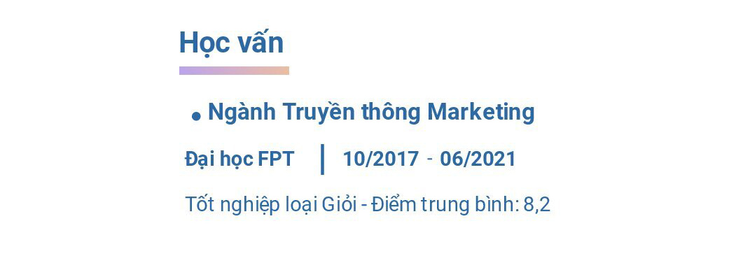 Thông tin liên quan tới trình độ học vấn rất quan trọng đối với các ứng viên mới ra trường