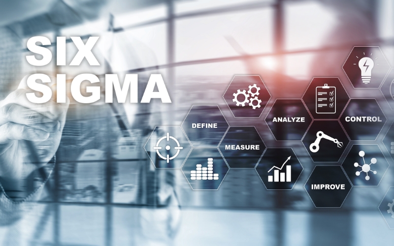 Six Sigma là một phương pháp quản lý chất lượng tập trung vào việc giảm thiểu lỗi và cải thiện hiệu suất của quy trình