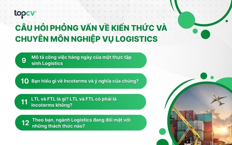 cau hoi phong van thuc tap sinh logistics