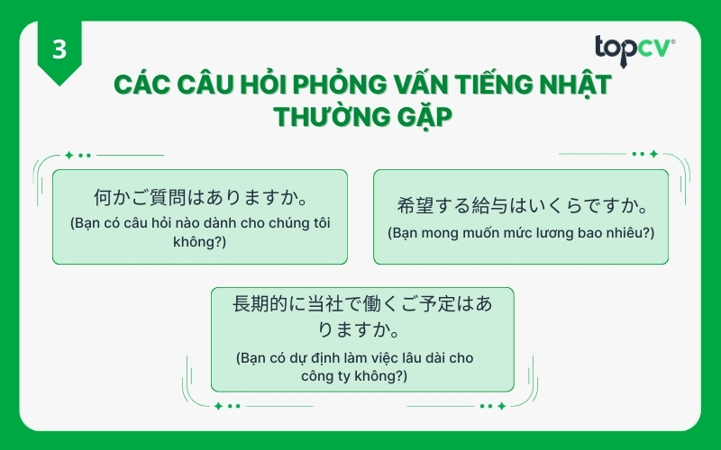 Cập nhật các câu hỏi phỏng vấn tiếng Nhật mới nhất