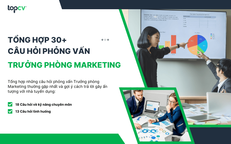 30+ Câu hỏi phỏng vấn Trưởng phòng Marketing thường gặp nhất
