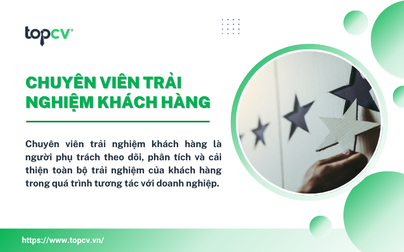 Chuyên viên trải nghiệm khách hàng phân tích và cải thiện toàn bộ trải nghiệm của khách hàng