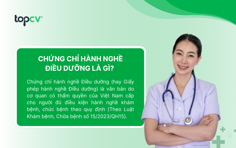 Chứng chỉ hành nghề Điều dưỡng (hay Giấy phép hành nghề Điều dưỡng) 