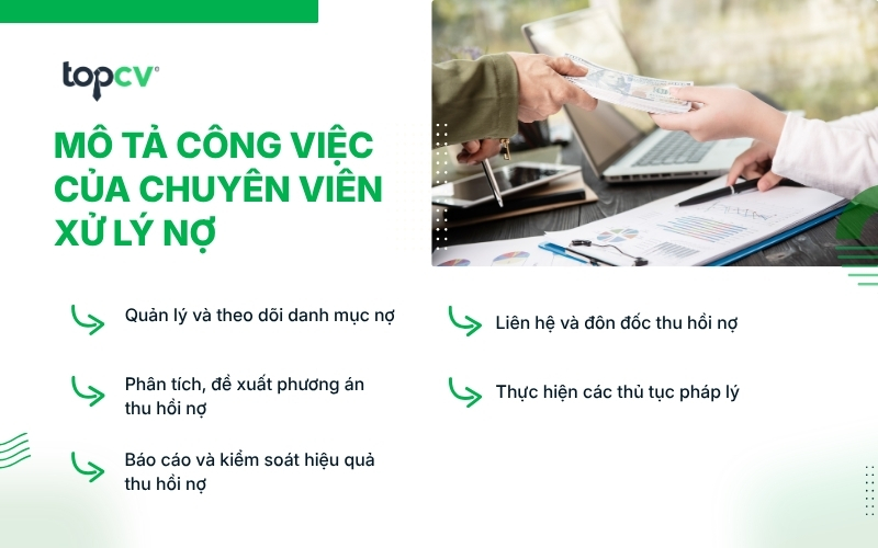 Mô tả công việc của Chuyên viên xử lý nợ