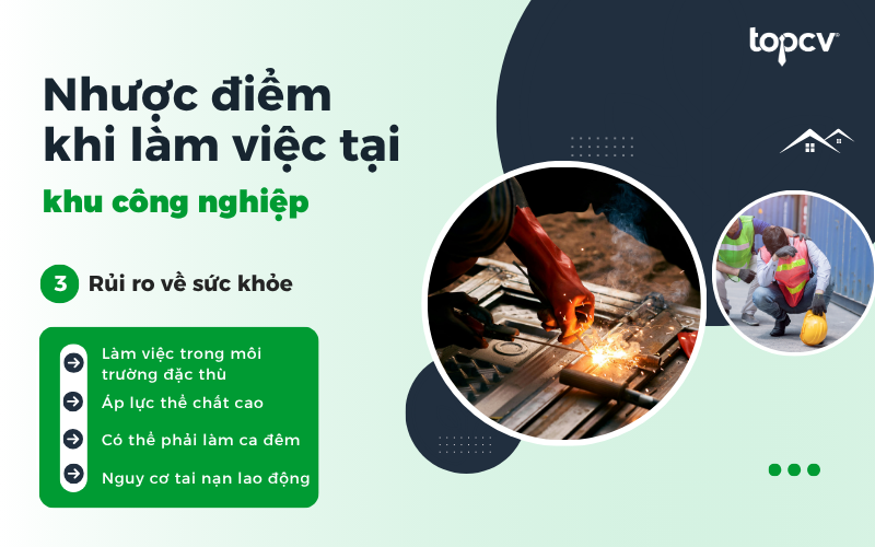 Một số việc làm tại KCN tiềm ẩn nguy cơ về sức khỏe người lao động