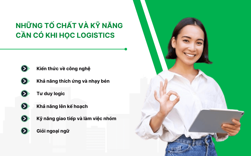 Những tố chất và kỹ năng cần có khi học Logistics