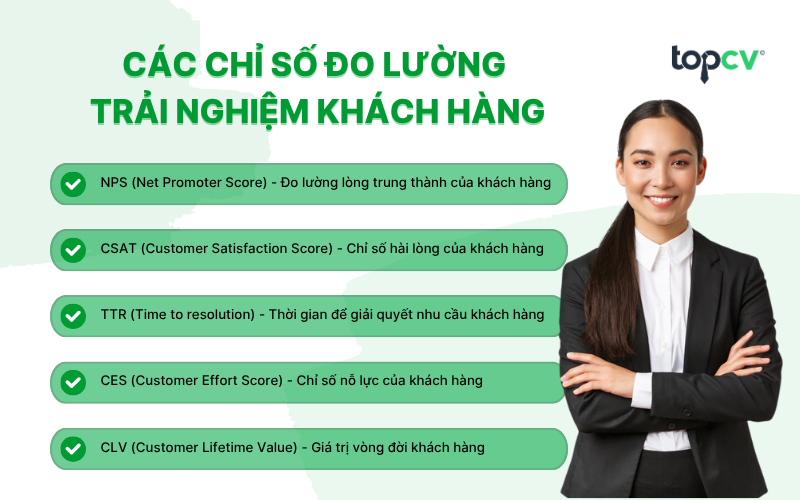 Các chỉ số đo lường trải nghiệm khách hàng
