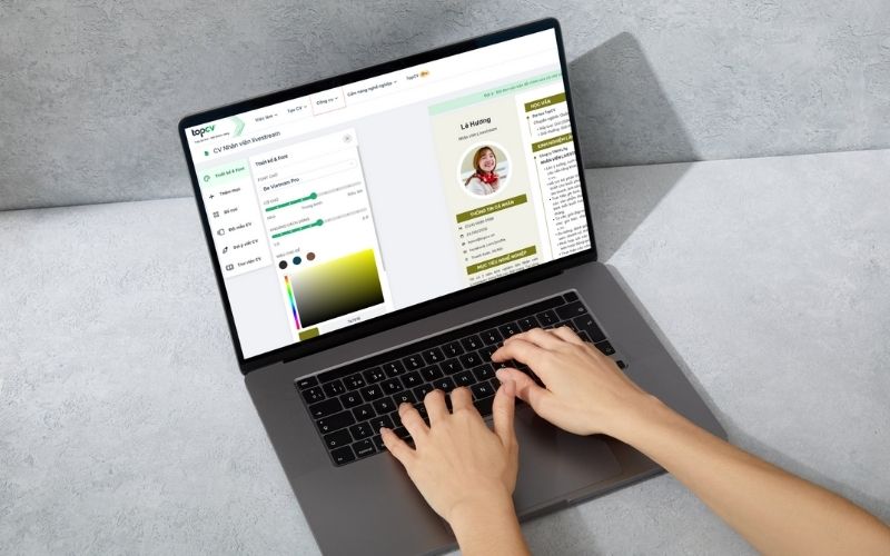 Một số mẫu CV hiện đại của TopCV
