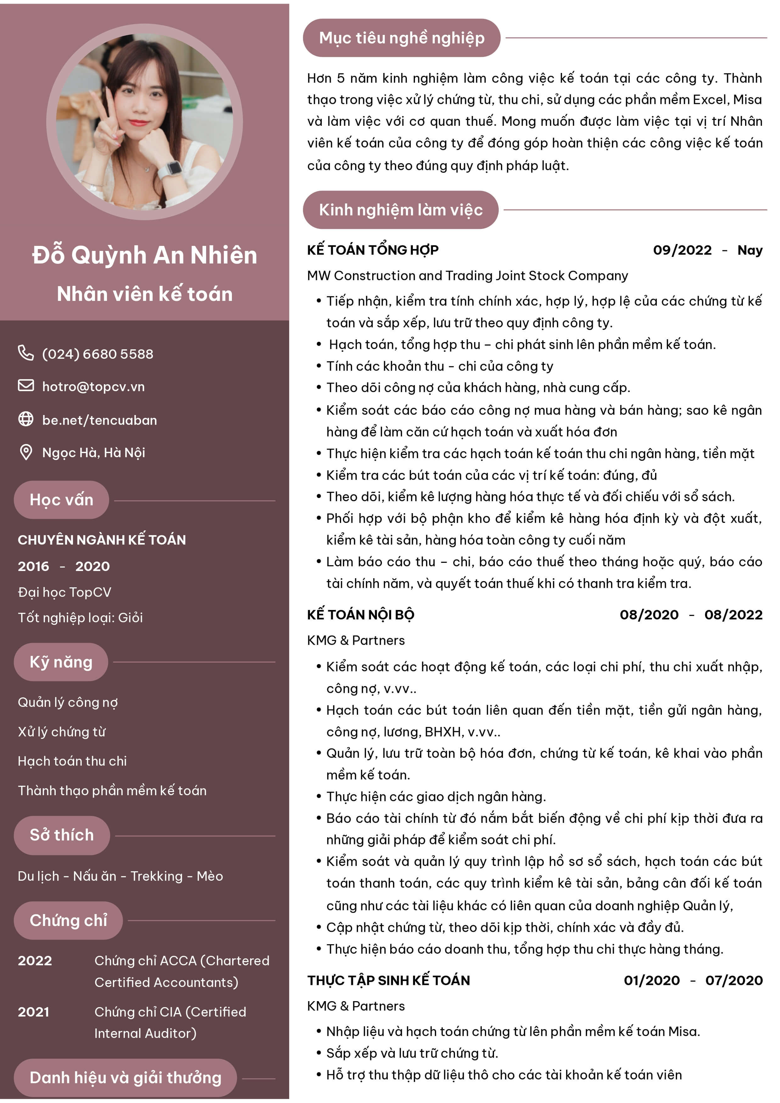 mau cv ke toan tieng viet