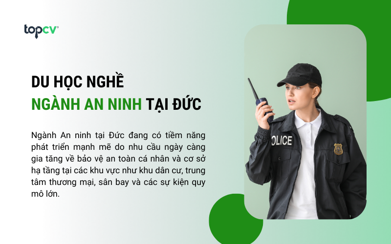 Du học nghề Ngành An ninh tại Đức