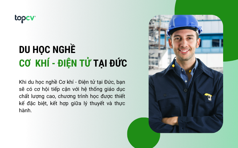 Du học ngành Cơ khí - Điện tử tại Đức