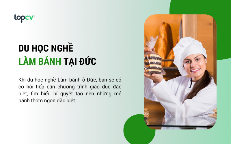 Du học nghề Làm bánh tại Đức