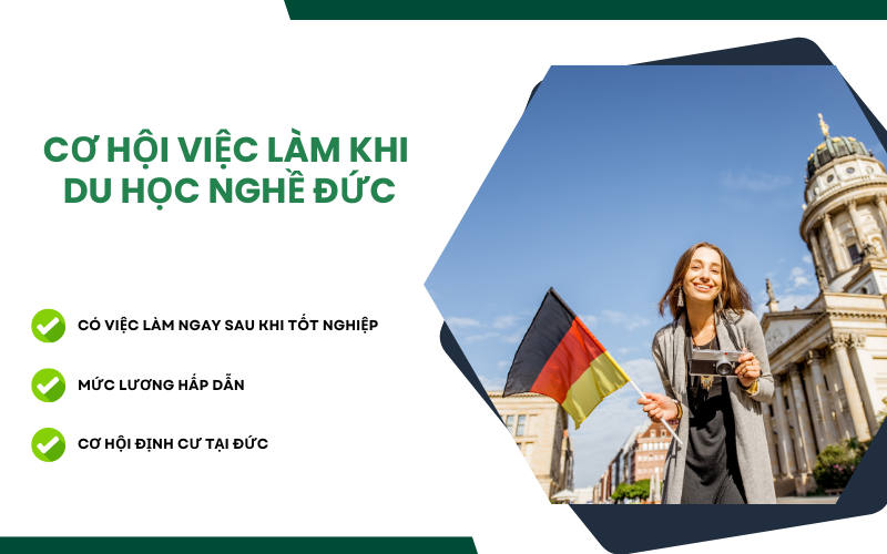 Du học nghề Đức đem đến tiềm năng việc làm, mức lương hấp dẫn cùng cơ hội định cư cao