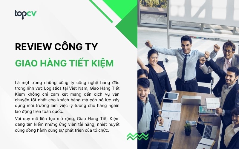 Giao Hàng Tiết Kiệm là một trong những công ty công nghệ hàng đầu trong lĩnh vực Logistics tại Việt Nam
