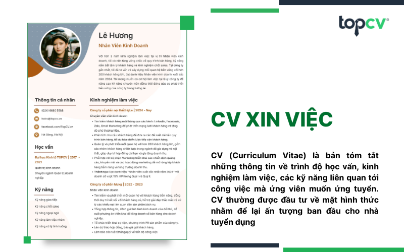 CV xin việc là tài liệu không thể thiếu trong hồ sơ xin việc