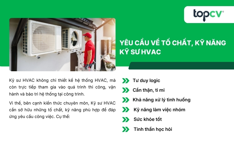 Các tố chất, kỹ năng mềm cần có của Kỹ sư HVAC