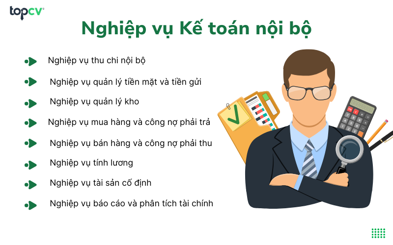Mức lương của Kế toán nội bộ