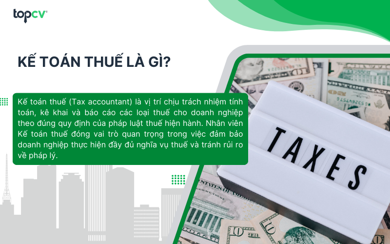 Kế toán thuế đóng vai trò quan trọng trong doanh nghiệp
