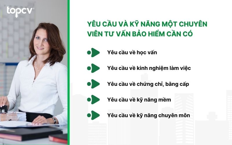 yeu cau cua chuyen vien tu van bao hiem