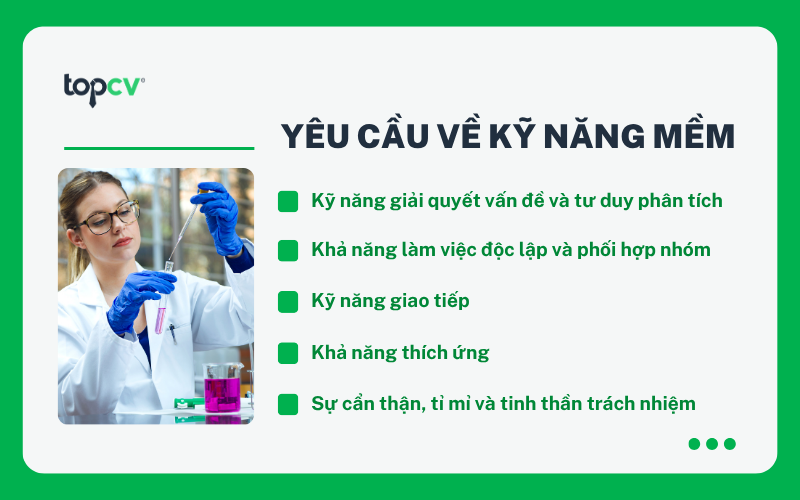 Kỹ sư hóa học cần trau dồi các kỹ năng mềm cần thiết để làm việc hiệu quả trong môi trường sản xuất