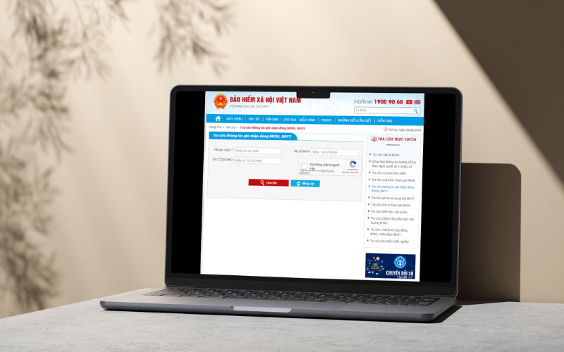Bạn có thể kiểm tra thời gian đóng BHXH trên website của BHXH Việt Nam