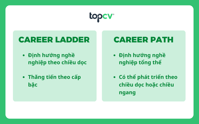 So sánh Career Ladder và Career Path