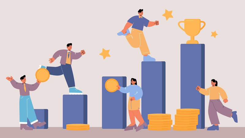 Nhân viên Marketing có thể thăng tiến lên những chức danh khác nhau tùy theo quy mô/cơ cấu của từng tổ chức
