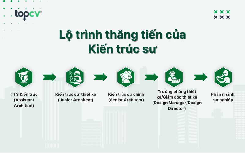 lo trinh thang tien cua kien truc su