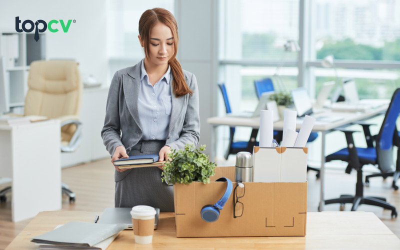 Thời điểm thích hợp để xin nghỉ việc là đã tìm được công việc mới
