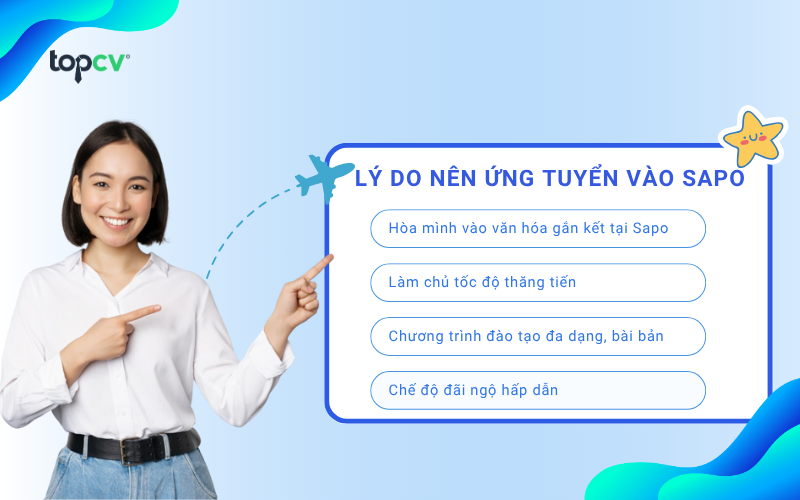 Những lý do nên ứng tuyển vào Sapo