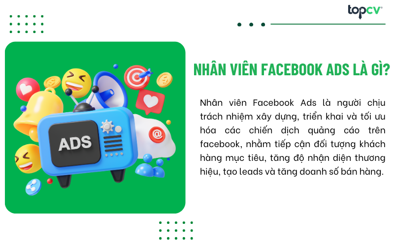 Nhân viên Facebook Ads là vị trí thuộc nghề marketing online