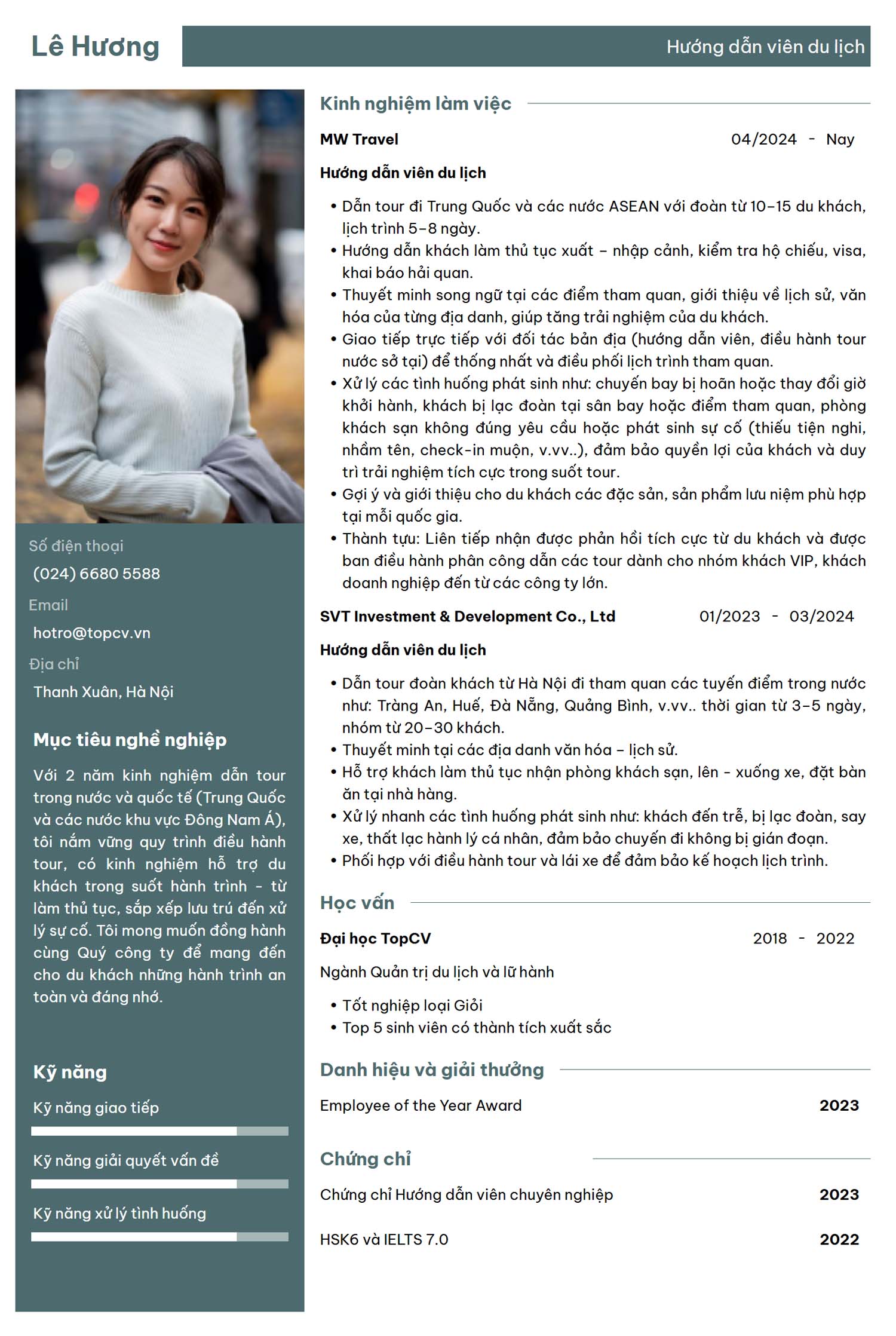 mau cv huong dan vien du lich