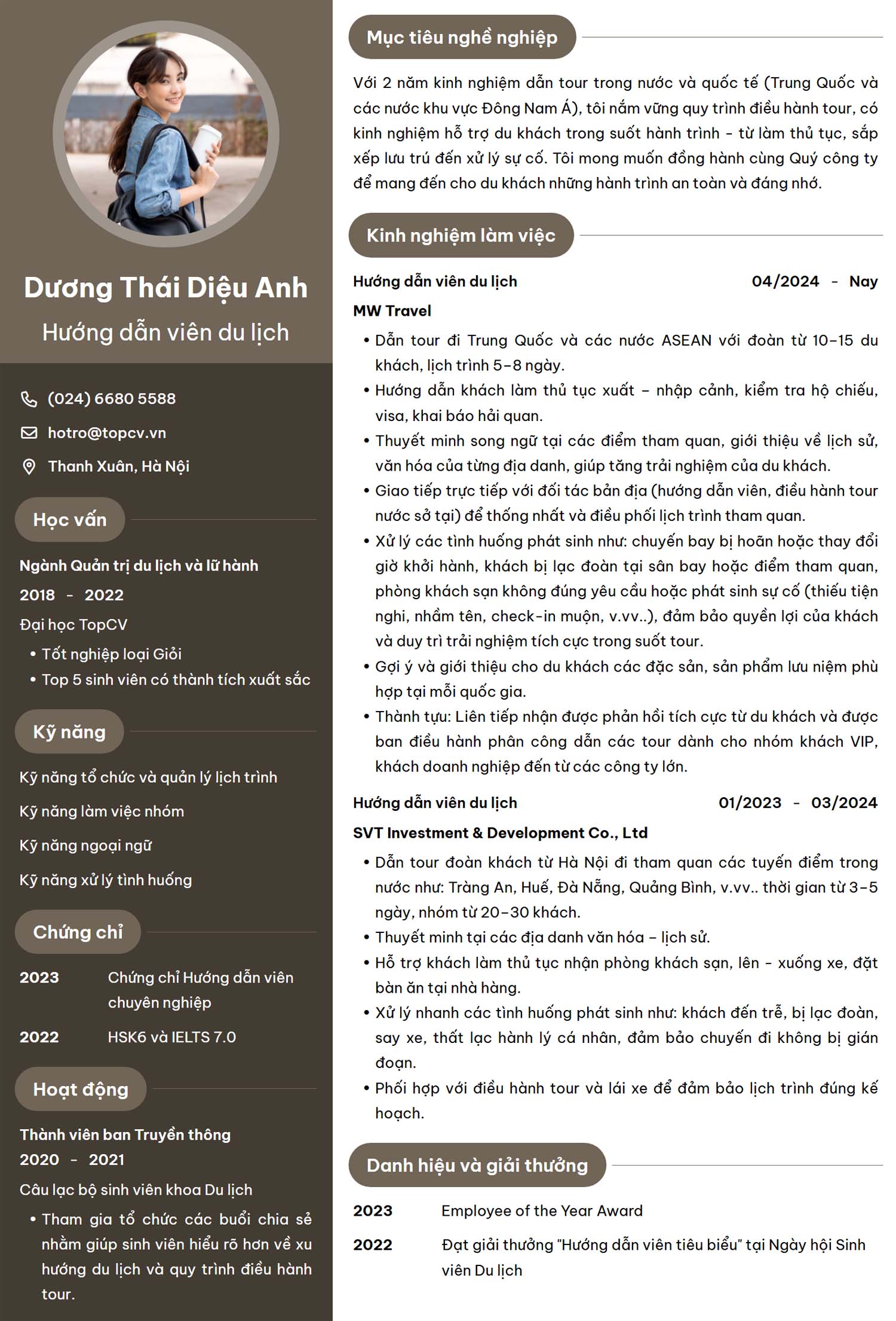 mau cv huong dan vien du lich