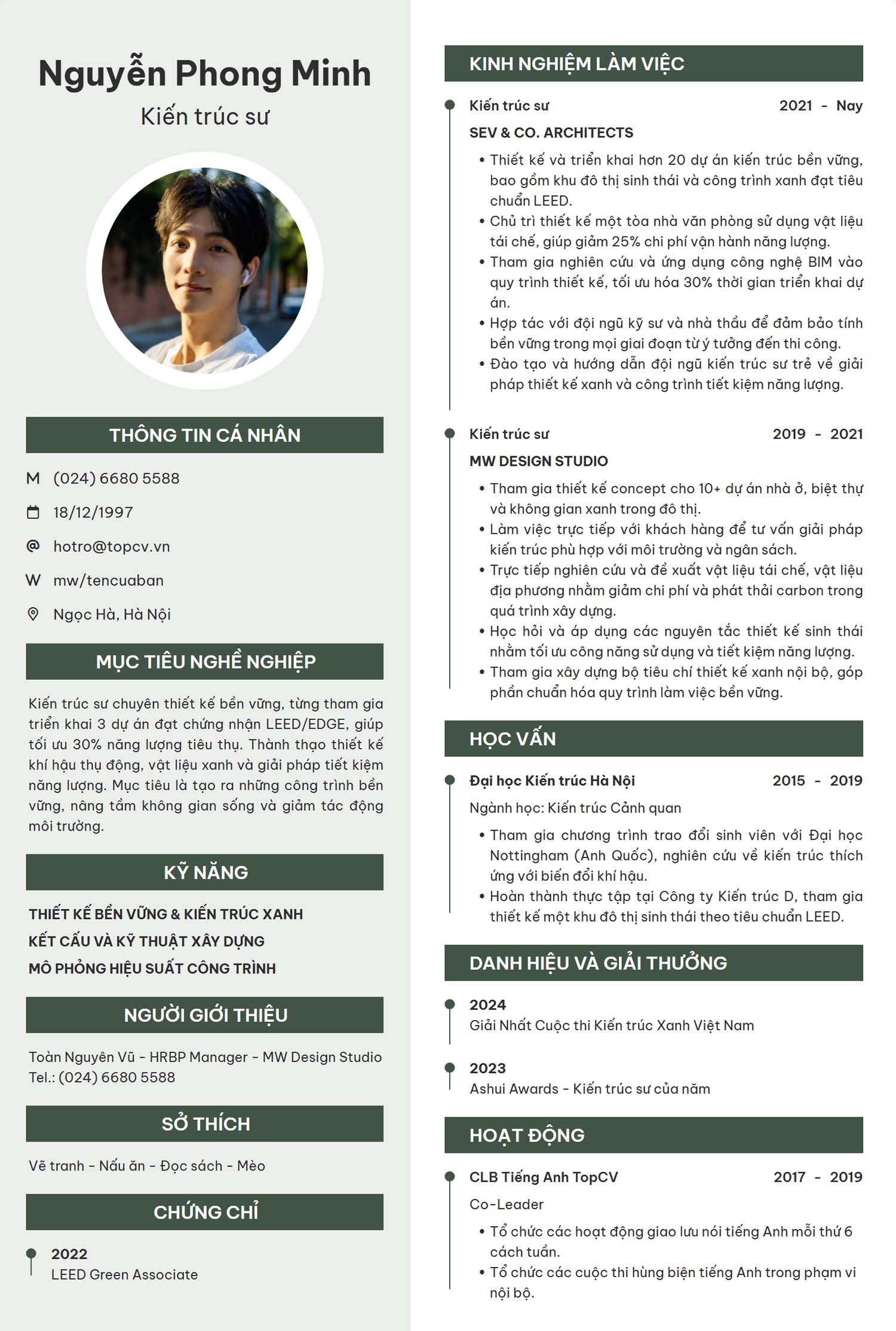 kinh nghiem lam viec trong cv