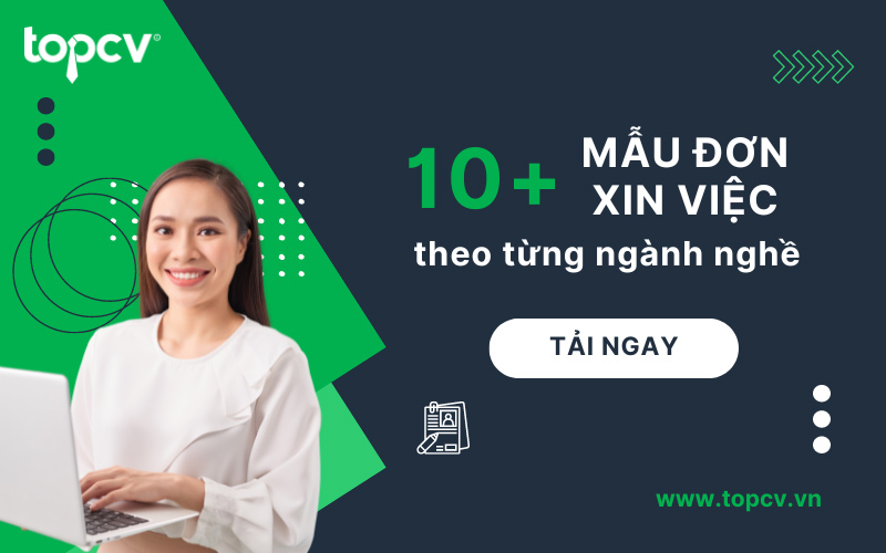 Tải 15 mẫu đơn xin việc tham khảo chuẩn file Word 2025