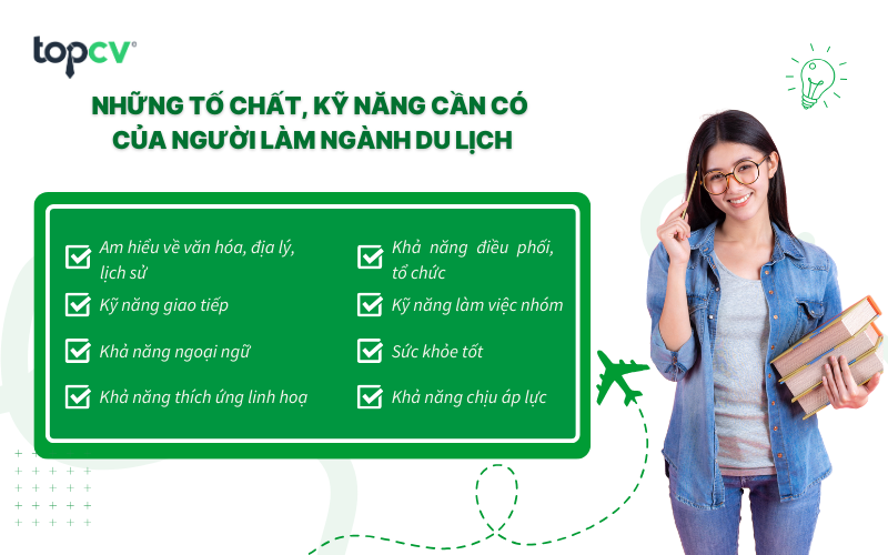Những tố chất, kỹ năng cần có của người làm ngành Du lịch