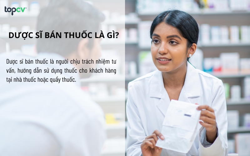 Dược sĩ bán thuốc