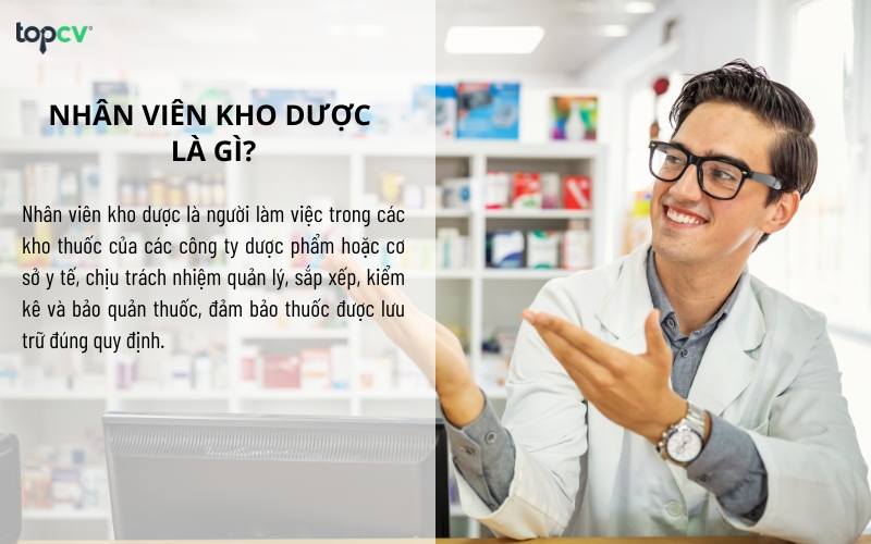 Nhân viên kho dược thường làm việc tại các kho thuốc tại các công ty dược phẩm hoặc cơ sở y tế