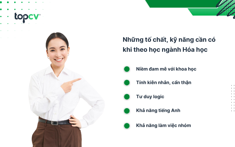 Những tố chất, kỹ năng cần có khi theo học ngành Hóa học