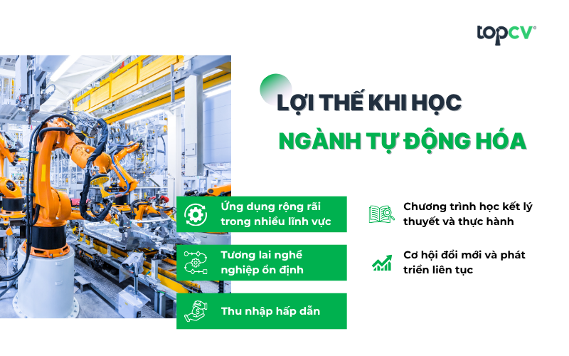 Lợi thế khi học ngành tự động hóa