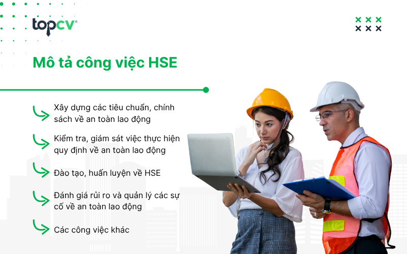 Mô tả công việc HSE chi tiết