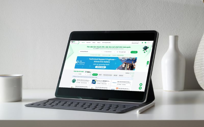 TopCV - Nền tảng tuyển dụng hàng đầu Việt Nam ứng dụng công nghệ AI tiên tiến