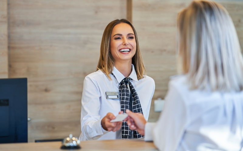 Vị trí Lễ tân khách sạn