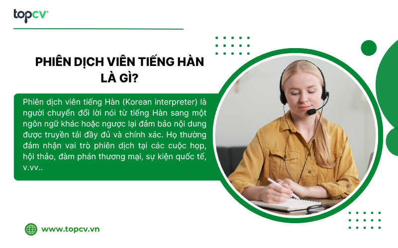 Phiên dịch viên tiếng Hàn đem đến tiềm năng cơ hội việc làm cao